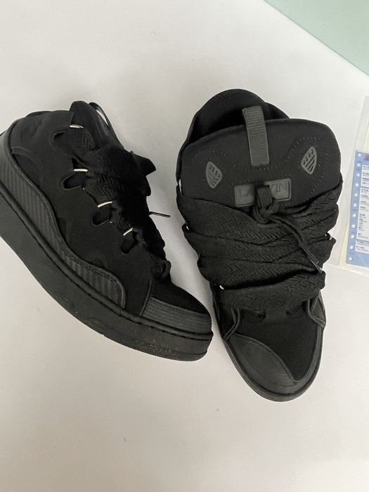 Lanvin Curb Sneakers Black.