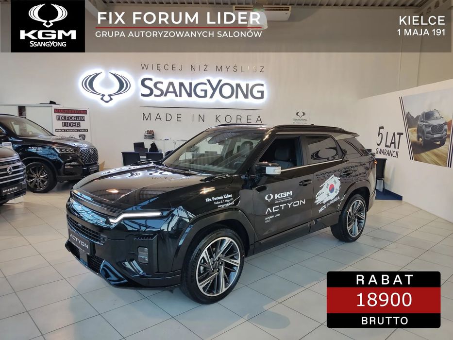 SsangYong/KGM Actyon KGM Actyon Adventure, kamery 360, wyprzedaż rocznika, od ręki!