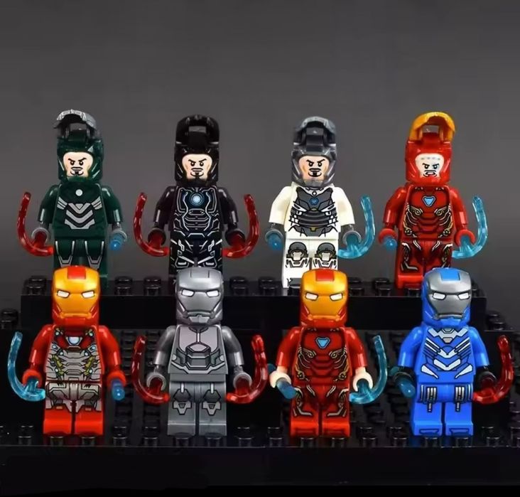 Nowe klocki zestaw Iron Man kompatybilne z Lego Iron men