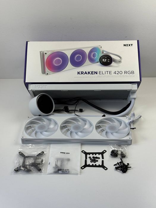System chłodzenia cieczą NZXT Kraken Elite 420 RGB White