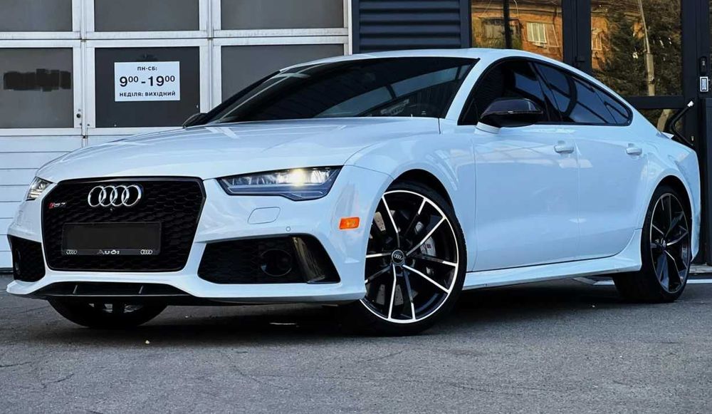 Бампер RS7 14-17 ауди рс 7 А7 4G8 Передняя решетка а7 рестайлинг Audi