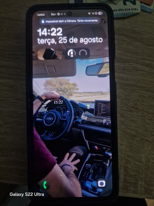 Zflip 3 roxo com tampas pretas com caixa
