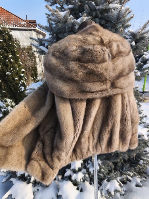 Ог 120! Шикарна норкова шуба сіра норка автоледі 48-50-52