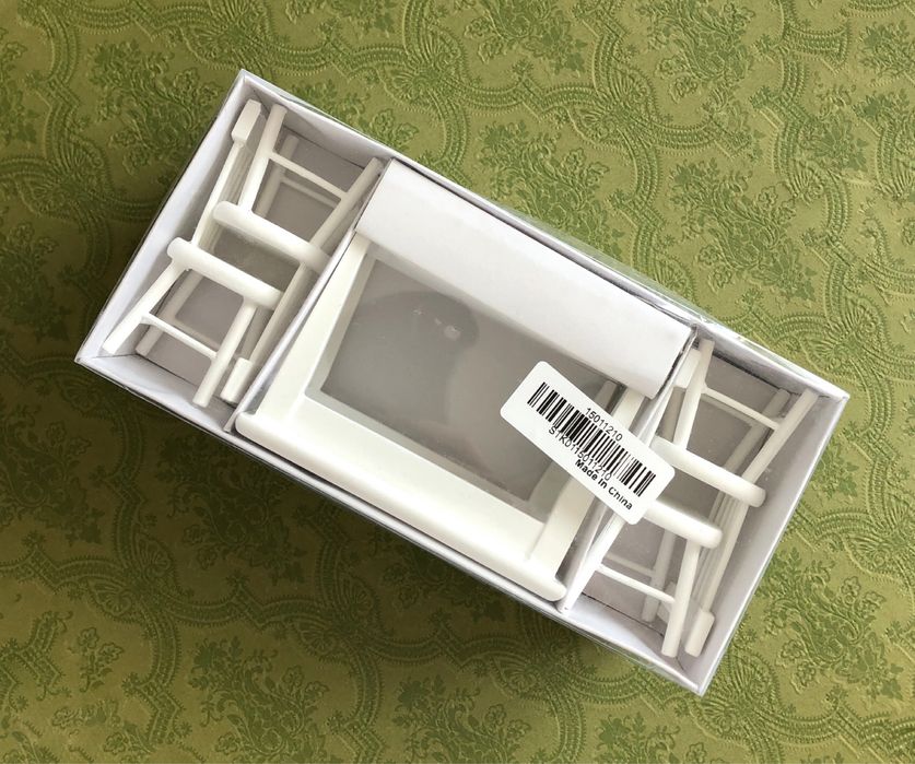 Nowy stół do domku dla lalek drewniany naczynia zastawa Sylvanian