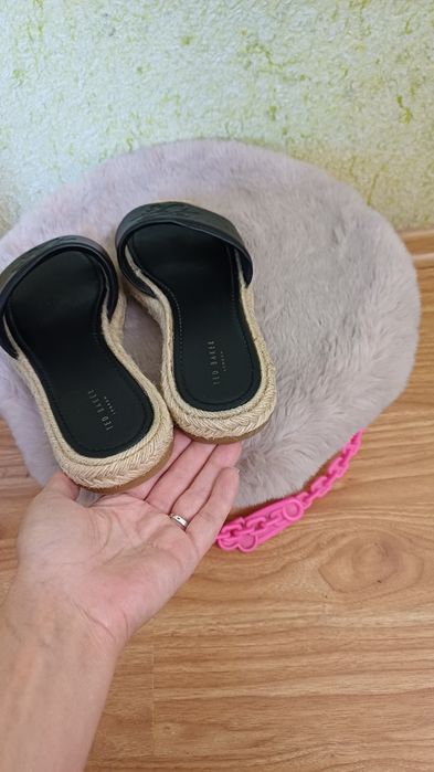 Шлепанцы женские кожаные Ted Baker женская обувь 39размер