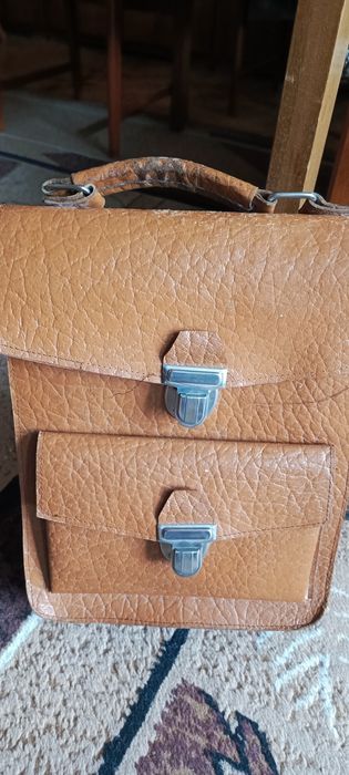 Torba neseser skóra retro PRL