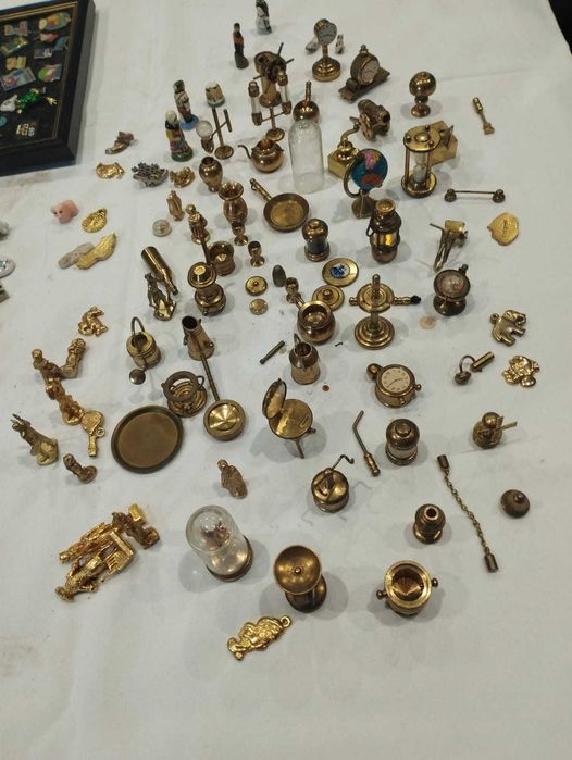 Conjunto de miniaturas em latão - Coleção