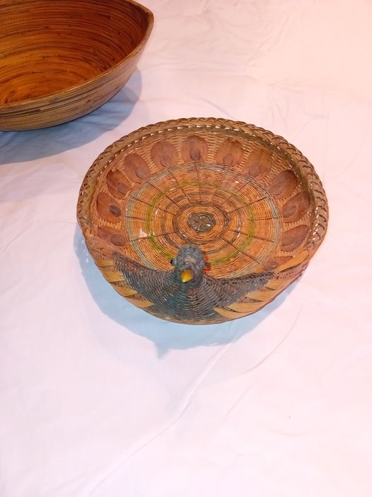 Conjunto de Cestinhas/Parteleira Decorativas