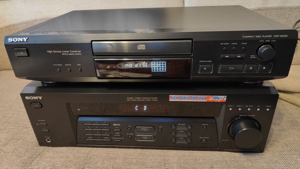 Zestaw Sony Amplituner z CD