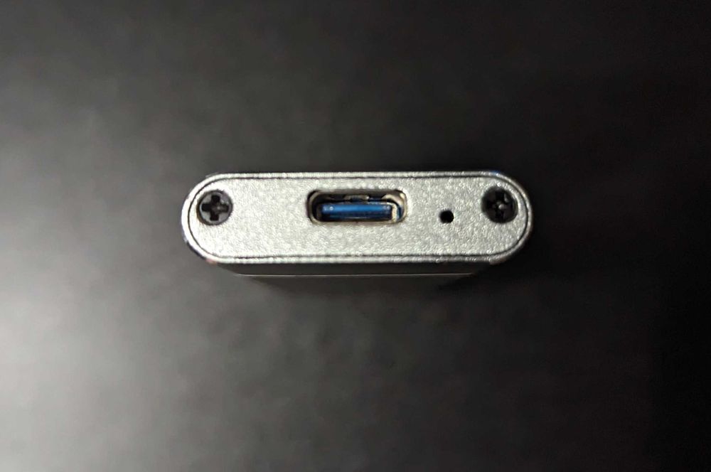 Внешний накопитель, m.2 флешка KingSpec серия NT-128 Алюминий Type C