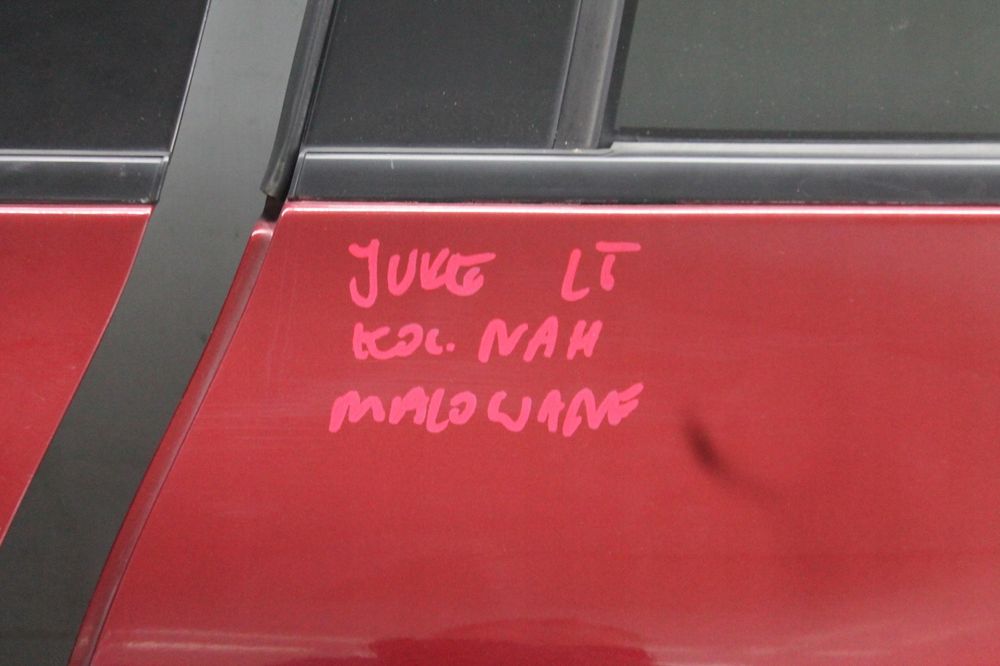 drzwi lewy tył lewe tylne nissan juke f15 kol. nah 10-14