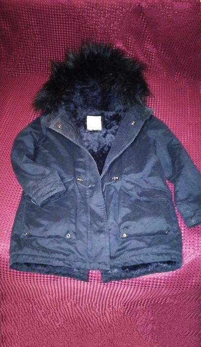 Парка Zara зима куртка пальто