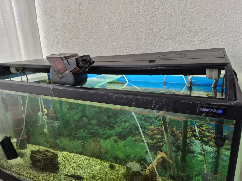 Aquário com móvel e filtros 200l