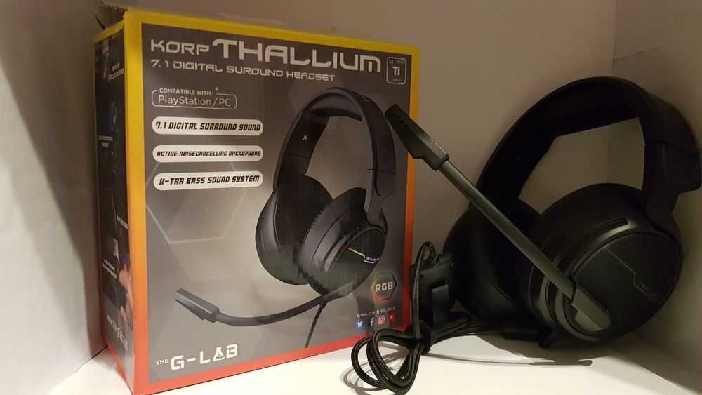 słuchawki gamingowe The G-LAB Korp Thallium.