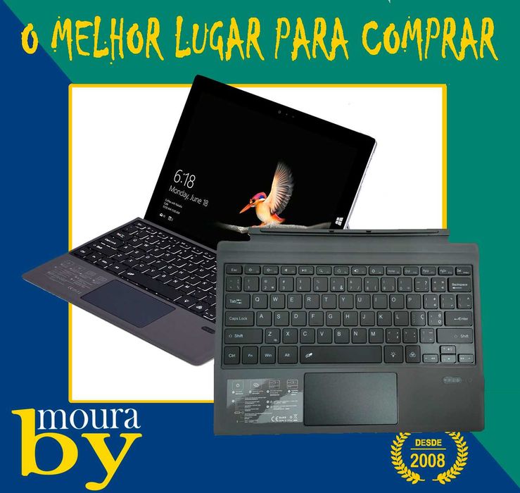 Teclado Touchpad Microsoft Surface GO Pro 3 4 5 6 7 8 9 XPT PO