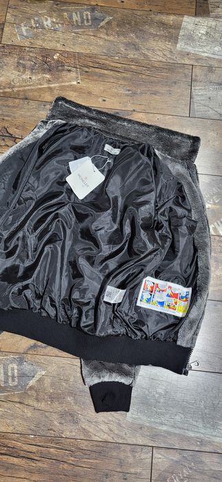 Śliczna kurtka futro futerko męska milutka Logowana XL