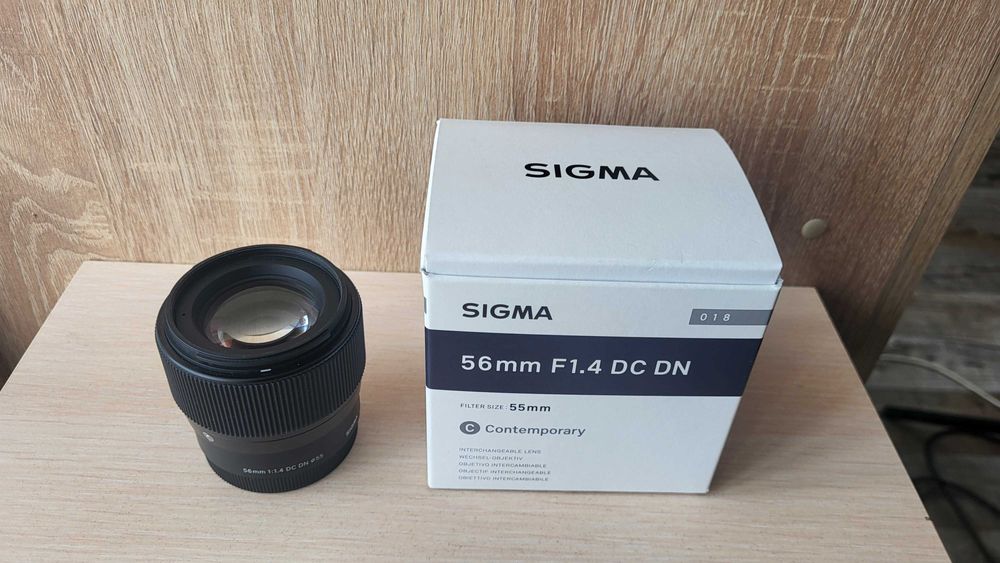 Sigma 56mm f/1.4 f E mount для Sony