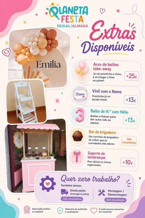 Aluguer de Material de Festa/Decoração