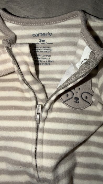 флісовий чоловічок carters 3m