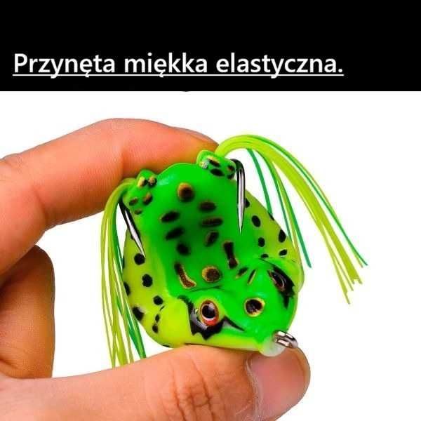 Przynęta wędkarska miękka guma. - Żabka. 13 gr. 6 cm.