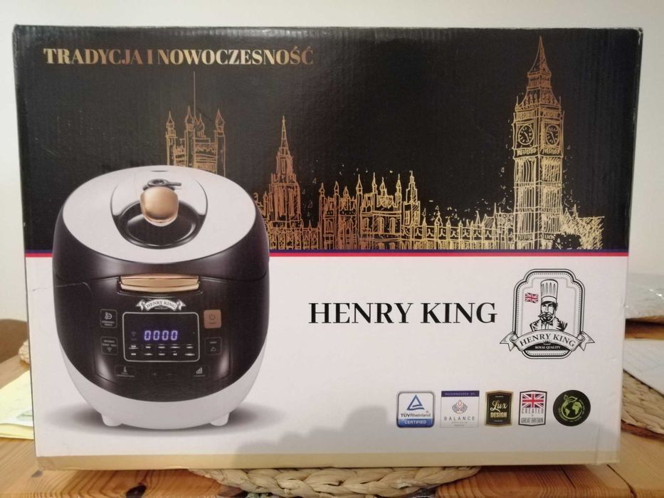 Multicooker HENRY KING model X6 NOWY nie wyjęty z pudełka.