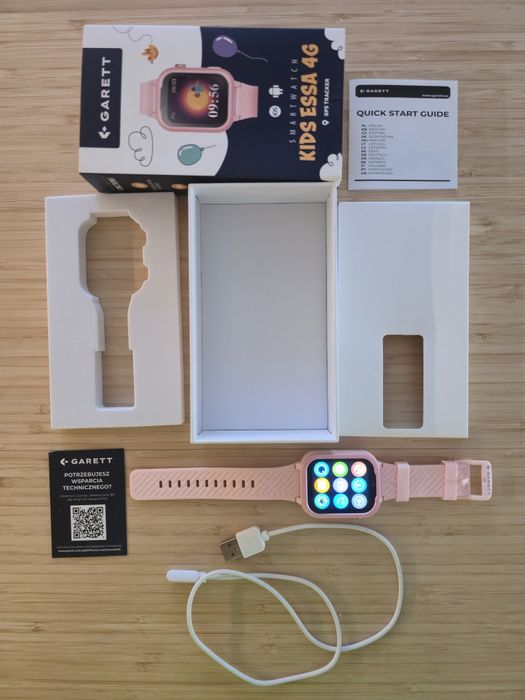 Smartwatch Garett Kids Essa 4G GPS różowy