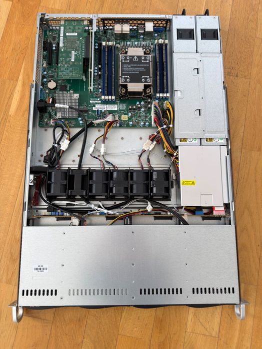 Serwer Supermicro X12SPL-LN4F Xeon Silver 4310, 128GB RAM, 2x10Gb, 2x 700W + szyny