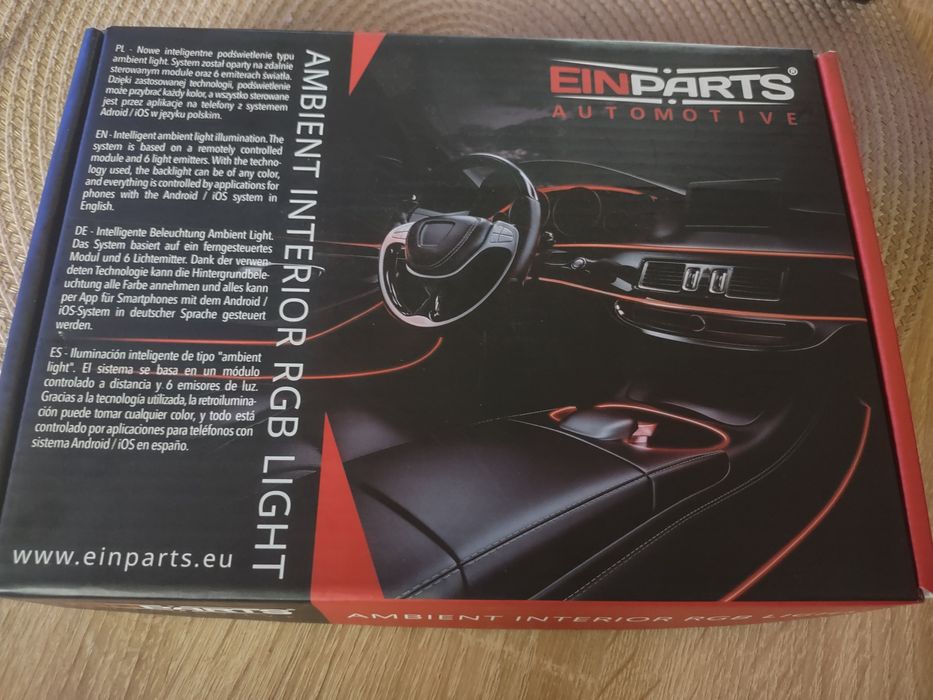 Taśma LED do wnętrza samochodu