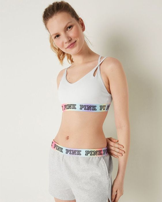 Victoria's  Secret pink спортивный топ S