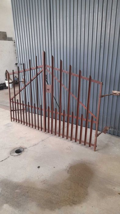 Portão em ferro forjado