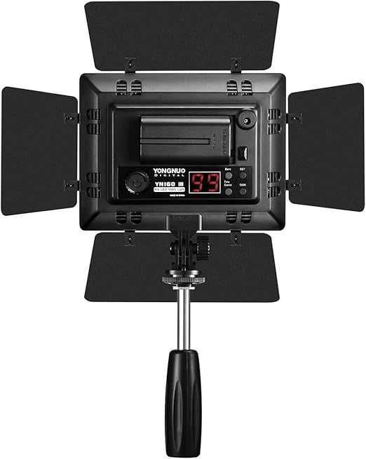 Iluminador LED Profissional Yongnuo YN-160 III + Bateria  *NOVO