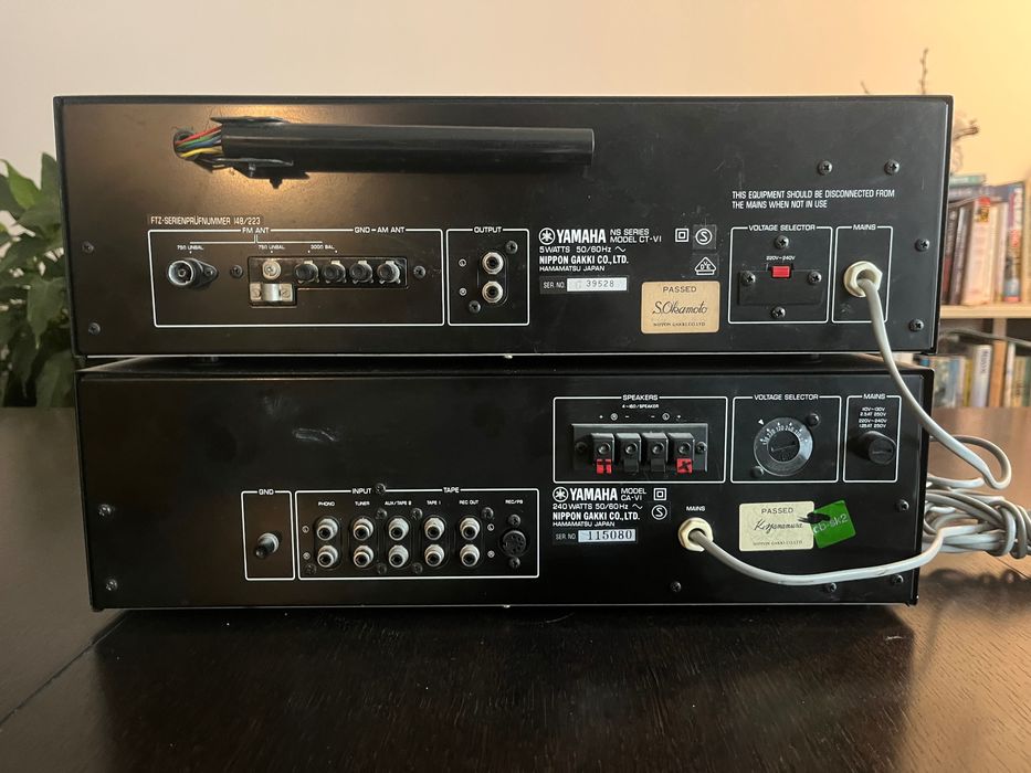 Yamaha CA-V1 + Yamaha CA-T1 wzmacniacz i tuner