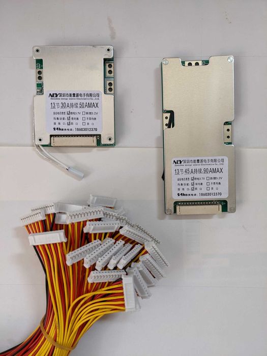 Плата защиты BMS 10s 36v 30A с защитой и балансировкой Li-ion 13s 14s 16s 17s 20s