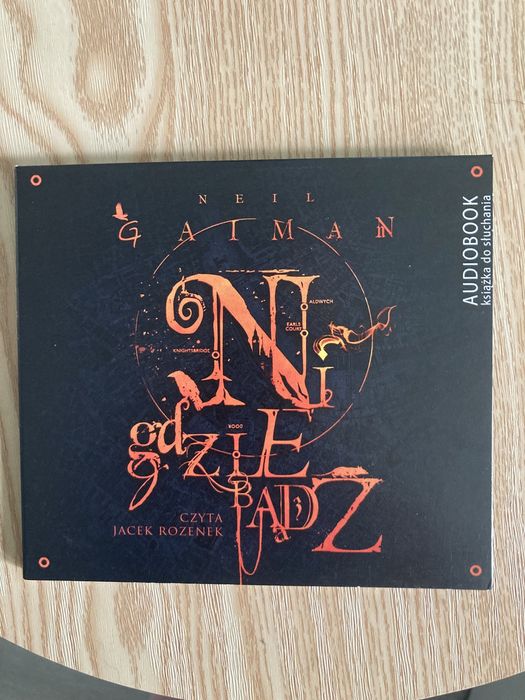 Audiobook „nigdziebądź” Neil Gaiman