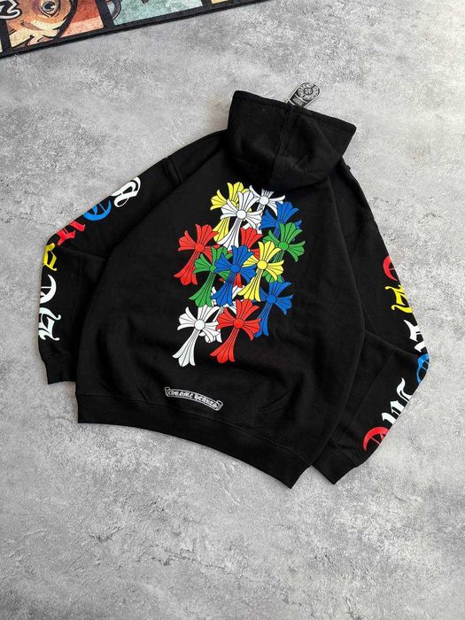 Чорне Худі Chrome Hearts з бірками