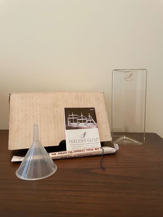 Firelight Glass com pavio e funil