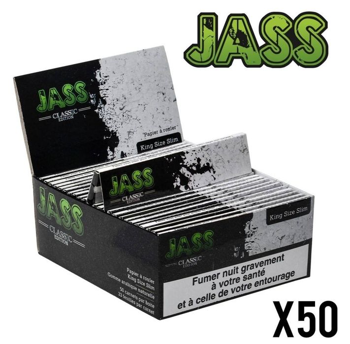 Caixa com 50 pacotes King Size papel enrolar