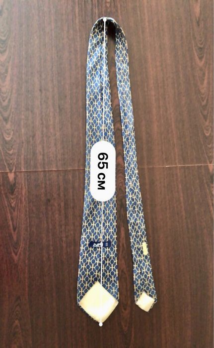 Брендова краватка галстук Hermes 100% натур шовк шелк вінтаж