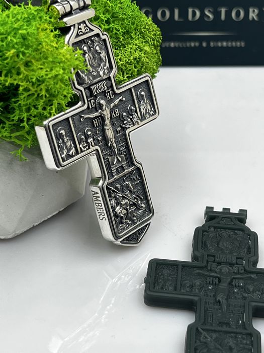 Срібний хрестик АКІМОВ 75грам