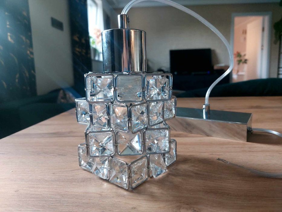 Lampa żyrandol kryształki