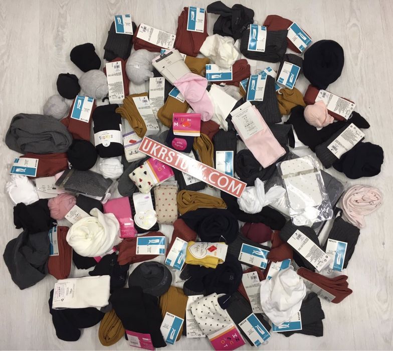Primark Колготи дитячі Англія, 12,5€/кг, сток оптом, стоковий одяг