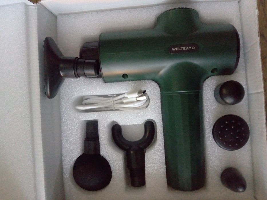 Pistolet do masażu mięśni 6 głowic WELTEAYO