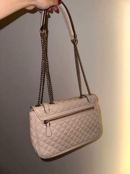 Torebka GUESS Adam beżowa