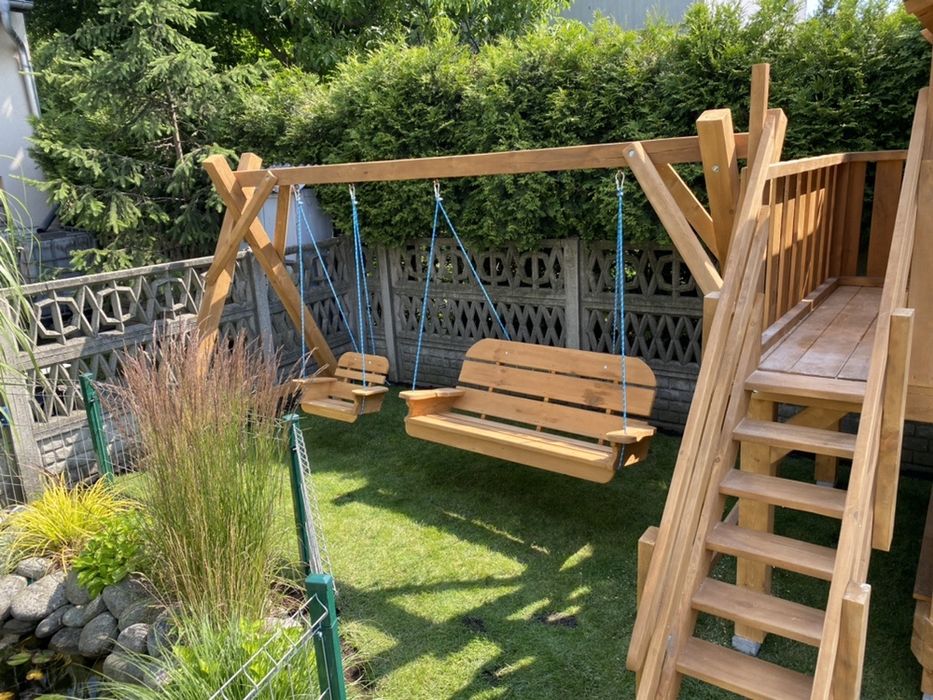 PROMOCJA Plac zabaw domek wspinaczka huśtawka zjeżdzalnia