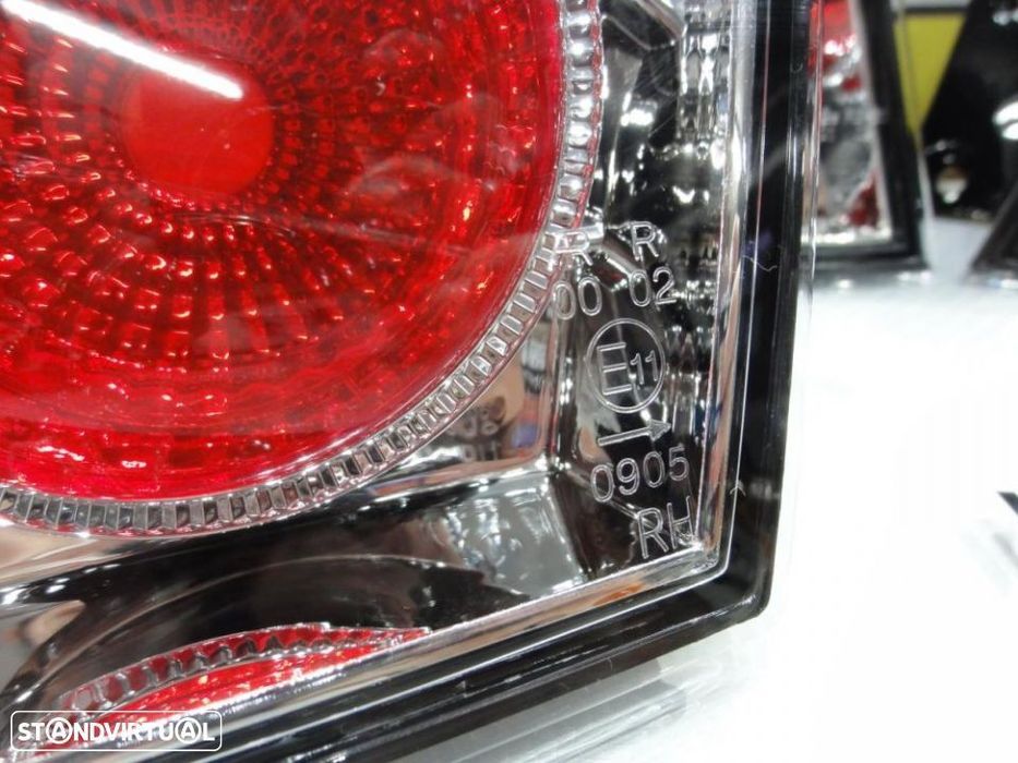 Faróis / farolins traseiros tipo lexus Seat Ibiza 6L fundo Cristal