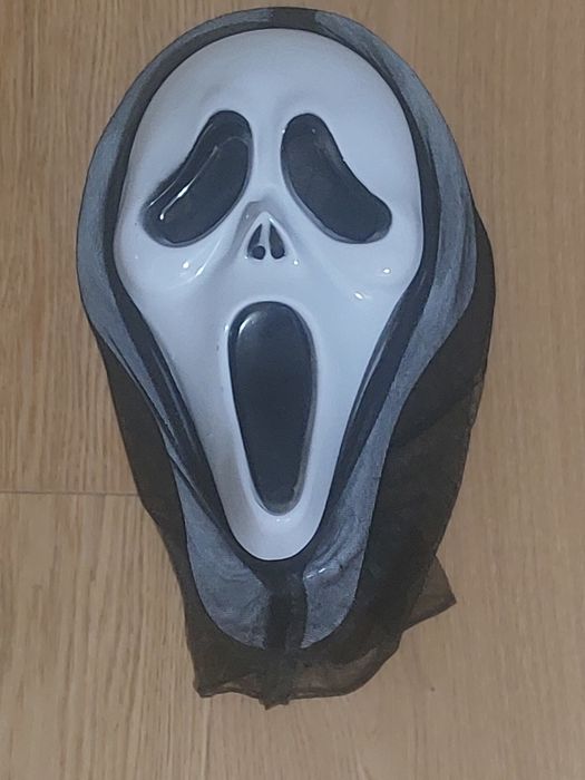 Maska Krzyk Halloween przebranie bal karnawałowy