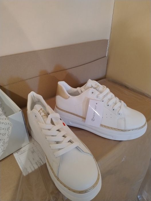 Nowe przepiękne adidasy damskie firmy Potocki rozm 40