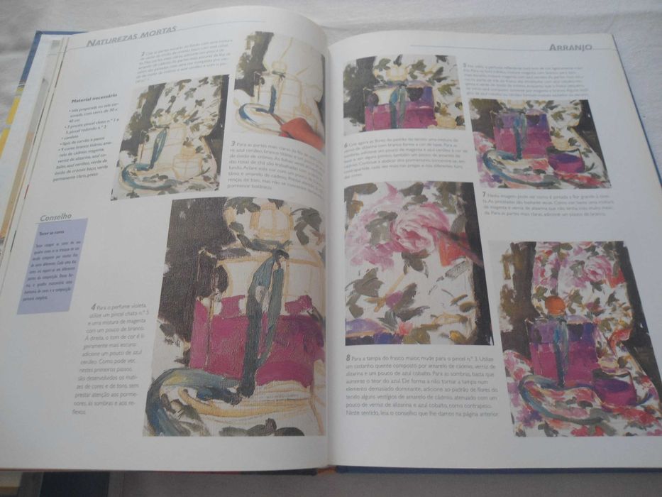 Pintura em acrílicos - As bases - As técnicas - Os Motivos