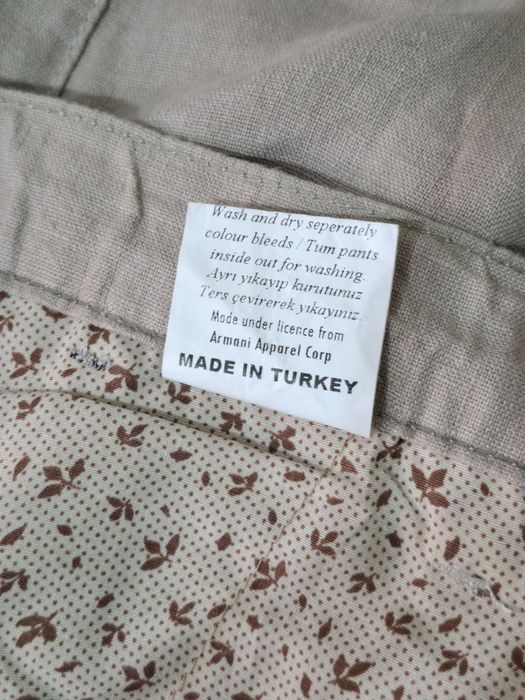 Męskie spodnie bawełniane lniane styl Chino 34 L/XL