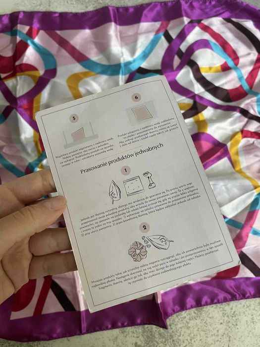 Apaszka bandana chusta jedwabna jedwab silk